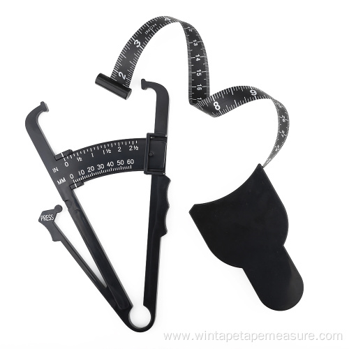 Black Body Tape Measure Fat Caliper